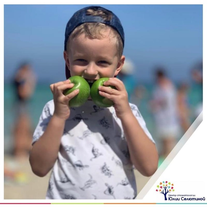 Какие продукты питания благотворно влияют на прикус ребёнка?